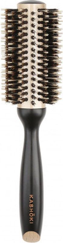 Kashōki - Stylingborstel - Hout - Cirkelvormig - Ø 28 mm