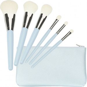 MIMO - Penselenset - Blauw - 6-Delig - Inclusief Pouch