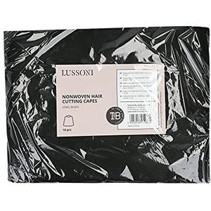 Lussoni - Nonwoven Kapmantel - Zwart - Wegwerp - Lange
