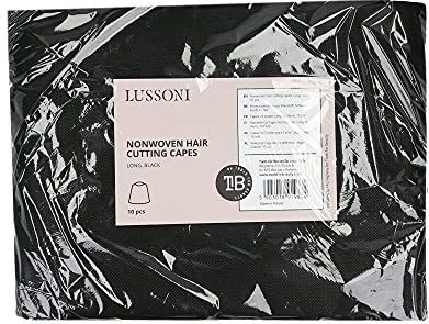 Lussoni - Nonwoven Kapmantel - Zwart - Wegwerp - Lange