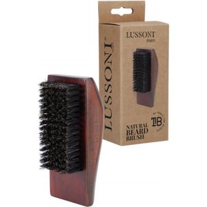 Lussoni - Natural Beard Brush - Esdoornhout - Varkensharen