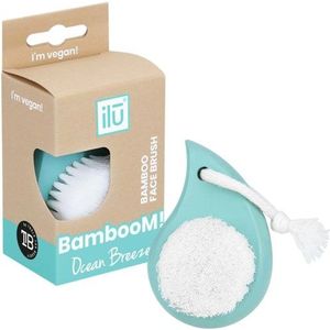 Bamboom! Face Brush - Ocean Breeze - Bamboe - Veganistische Haren