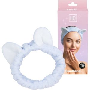 Ilu - Skincare Headband - Baby Blue - Make-up