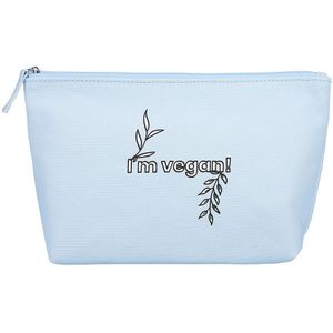 Eco Friendly Beauty Bag - Baby Blue