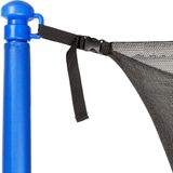 Springos Veiligheidsnet Trampoline | Trampoline Net | Geschikt voor 10 Palen | Ø 460 cm | Zwart