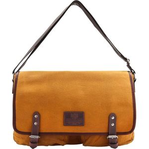 The British Bags Company Messenger Bag Canvas Mustard