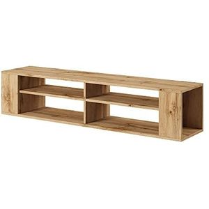 Selsey Weri - TV meubel - hangend - 140 cm - wotan eiken - voor de woonkamer – modern