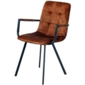 Selsey Unurgunite stoel, modern, bruin, normaal