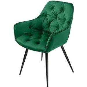 Selsey stoel, stof, groen, 87 cm