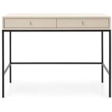 Selsey Monne - Make-uptafel in vintage-stijl met laden, beige, 104 cm breed