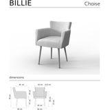 Eetkamerstoel Billie linnen | NADUVI Collection
