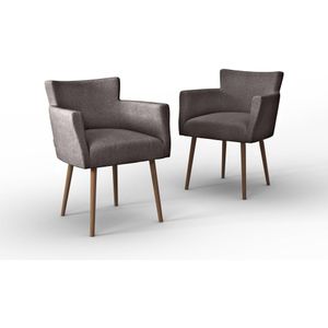 NADUVI Collection Set van 2 eetkamerstoelen Billie