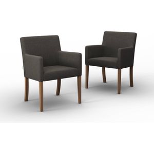 Set van 2 eetkamerstoelen Escape linnen | NADUVI Collection