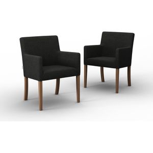 Set van 2 eetkamerstoelen Escape linnen | NADUVI Collection