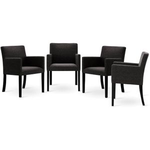 Set van 4 eetkamerstoelen Escape linnen | NADUVI Collection