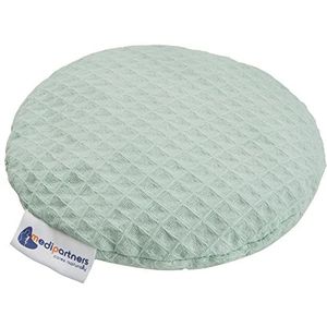 Kersenpitkussen Warmtekussen voor Baby's 180g Ronde 15cm Eco Natuur 100% Katoen Wafel Medi Partners Warmte + koude Massage therapie