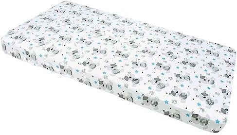 Medi Partners Hoeslaken voor een Babybedje 60x120 cm 100% Katoenen babybeddengoed kindermatras slaapzak
