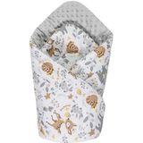 Medi Partners Steekkussen 100% Katoen Minky 75x75cm dubbelzijdig zacht multifunctioneel anti-allergisch voor baby's