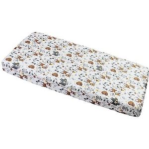 Medi Partners Hoeslaken voor een Babybedje 60x120 cm 100% Katoenen babybeddengoed kindermatras slaapzak