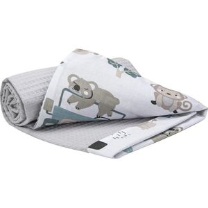 Baby deken 100% Katoenen Wafel 75x100 Medi Partners Dunne Zonder vulling Bilateraal Multifunctioneel knuffeldeken Zacht Delicaat