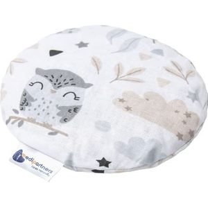 Kersenpitkussen Warmtekussen voor Baby's 180g Ronde 15cm Eco Natuur 100% Katoen Medi Partners Warmte + koude Massage therapie