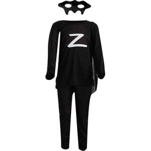 Zorro kostuum maat S 95-110cm - Halloween - Carnaval - Carnavalskleding - Verkleedkleding - Feestkledij