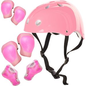 Helmbeschermers voor rolschaatsen verstelbaar roze