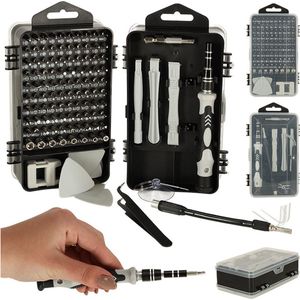 Precisie magnetische schroevendraaierset - 115 delig - bitset - fijnmechanica set