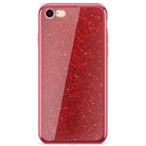 ERT GROUP Glitter hoesje voor iPhone 5/5S/SE rood