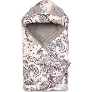 Baby wikkeldoek - deken - baby swaddle - wikkeldeken voor autostoel - INDIE GRAFIET