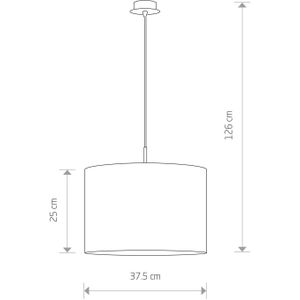 Nowodvorski Lighting Hanglamp Alice, Ø 37,5 cm, ecru