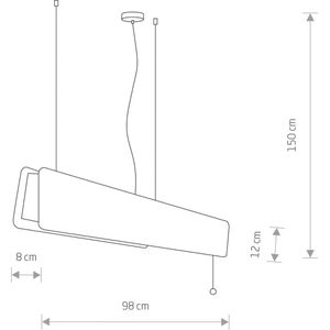 Nowodvorski Lighting Oslo hanglamp, hout, breedte 98 cm, trekkoordschakelaar