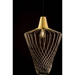 Nowodvorski Lighting Hanglamp Wave L met kooikap, goud