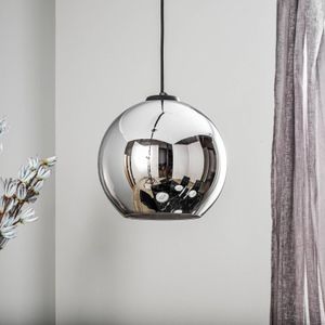 Nowodvorski Lighting Polaris hanglamp, spiegelglas, chroom