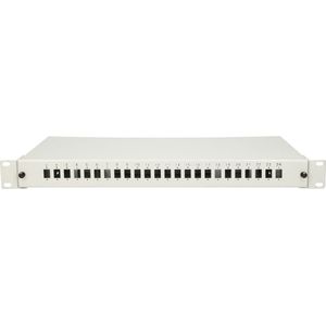 Extralink Išorinio RAŠALO IŠORINIO RAŠALO 24 ŠERDIES OPTINIO PLUOŠTO PLEISTRO SKYDELIS Baltas, Server accessoires, Wit