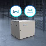 Extralink - 12U 600x600 - Serverkast - Grijs - Wandmontage