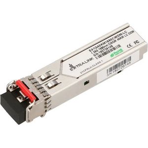 Extralink EX.13636 netwerk transceiver module Glasvezel SFP 1590 nm, Zendontvangers, Zilver