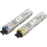 Extralink SFP SFP WDM Module , 1310/1550nm, enige wijze, SC, DOM, paar, specifiek voor HP/Aruba, Zendontvangers