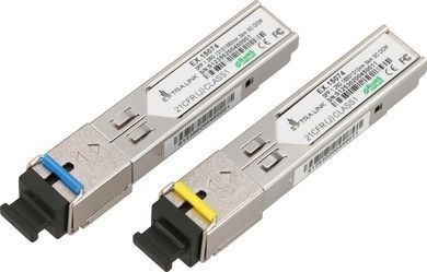 Extralink SFP SFP WDM Module , 1310/1550nm, enige wijze, SC, DOM, paar, specifiek voor HP/Aruba, Zendontvangers
