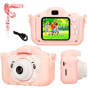 Extralink Kids Camera H28 Dual roze | digitaal Camera | 1080P 30fps, 2.0 inch display