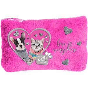 Studio Pets Love is Everywhere Pluche etui 12,7 x 20 cm Roze - 12,7x20
