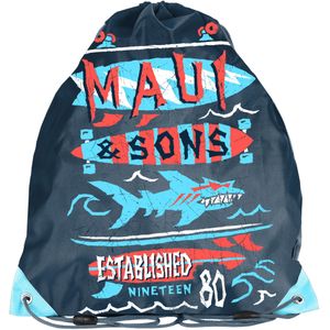 Maui & Sons Haai - Gymtas - Zwemtas - 38 x 34 cm - Multi