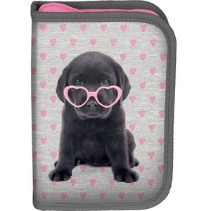 Studio Pets Gevuld Etui Puppy Glasses - 19.5 x 13 x 3.5 cm - Polyester