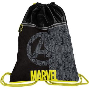 Marvel Avengers gymbag 45 x 34 cm Zwart - 45x34