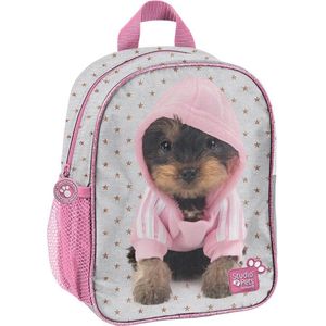 Studio Pets Hooded puppy - Peuter Rugzak - 28 cm - Multi