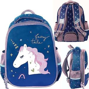 PASO Unicorn, schoolrugzak voor kinderen, uniseks