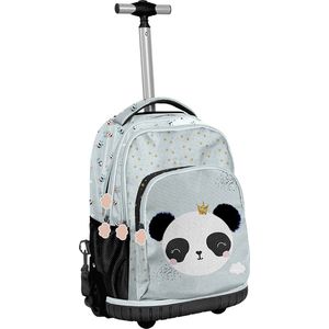 Panda - Rugzak Trolley, Glitter - 42 x 31 x 18 cm - Polyester