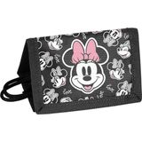 Disney Minnie Mouse Portemonnee, Smile - 12 x 8,5 cm - Polyester - 12x8,5 - Zwart