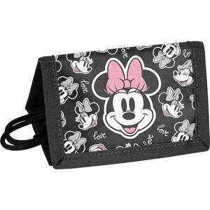 Disney Minnie Mouse - Portemonnee, Smile - 12 x 8,5 cm - Polyester