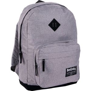 ASO PPB22-229, BeUniq Casual School Backpack, Black, Black/White, 42 x 28 x 12 cm, Designer